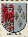 Wappen von Stendal/ Arms of Stendal