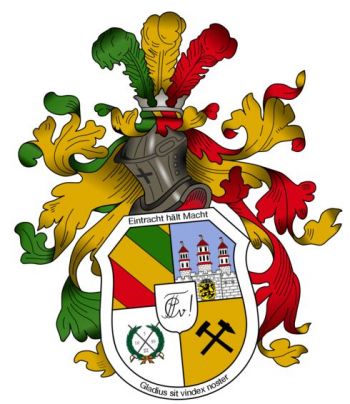Wappen von Corps Franconia Fribergensis zu Aachen/Arms (crest) of Corps Franconia Fribergensis zu Aachen