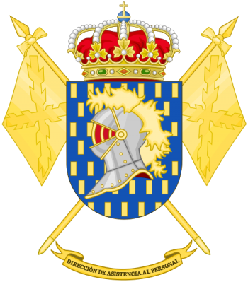 Coat of arms (crest) of the Personnel Support Directorate, Spanish Army