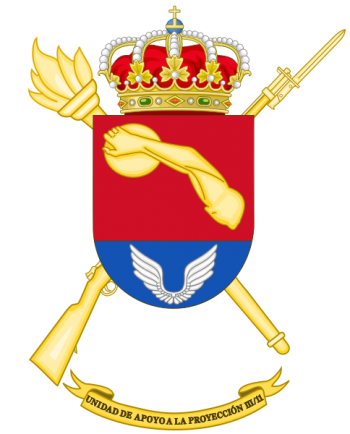 Coat of arms (crest) of the Projection Support Unit III-11, Spanish Army