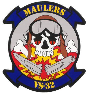 Coat of arms (crest) of VS-32 Norsemen later Maulers, US Navy