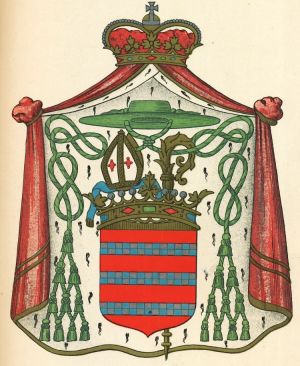 Arms (crest) of Henri-Charles du Camboust de Coislin