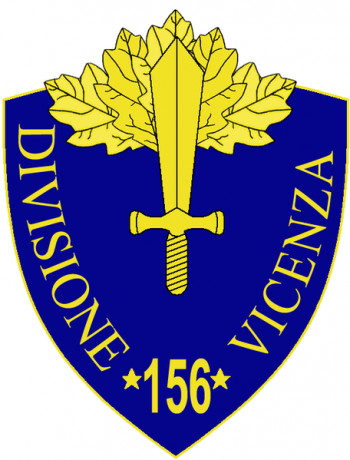 Coat of arms (crest) of the 156th Infantry Division Vincenza, Italian Army