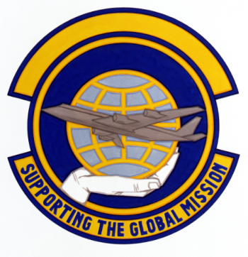 Coat of arms (crest) of the 2750th Supply Squadron, US Air Force