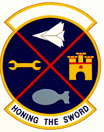 Coat of arms (crest) of the 406th Consolidated Aircraft Maintenance Squadron, US Air Force