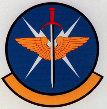 Coat of arms (crest) of the 552nd Computer Systems Squadron, US Air Force