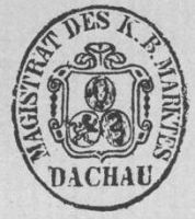 Wappen von Dachau/Arms (crest) of Dachau