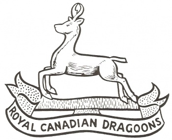 Coat of arms (crest) of the Royal Canadian Dragoons, Canadian Army
