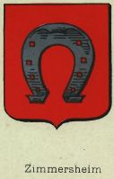 Blason de Zimmersheim/Arms (crest) of Zimmersheim