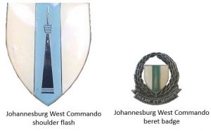 Johannesburg West Commando, South African Army.jpg
