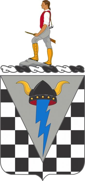 Coat of arms (crest) of 147th Military Intelligence Battalion, US Army