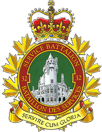 Blason de 32 Service Battalion, Canadian Army/Arms (crest) of 32 Service Battalion, Canadian Army