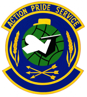 Coat of arms (crest) of the 49th Aerial Port Squadron, US Air Force