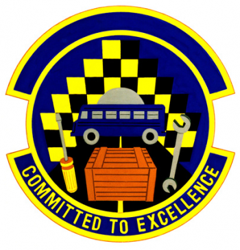 Coat of arms (crest) of the 92nd Transportation Squadron, US Air Force