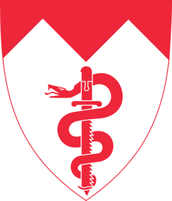 Coat of arms (crest) of the Medical Battalion, Norwegian Army