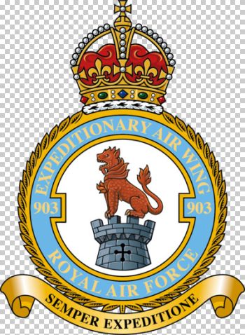 Coat of arms (crest) of No 903 Expeditionary Air Wing, Royal Air Force