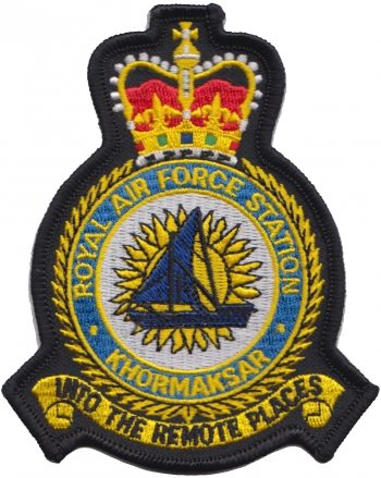 Coat of arms (crest) of the RAF Station Khormaksar, Royal Air Force