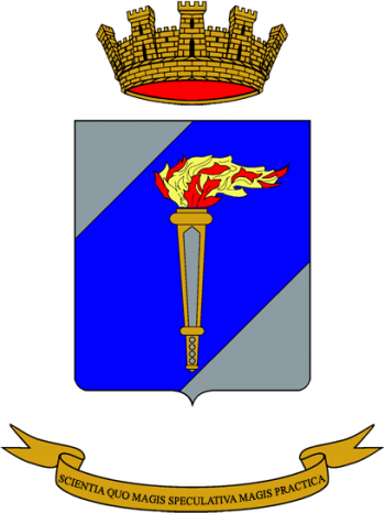 Coat of arms (crest) of the Transport and Material School, Italian Army