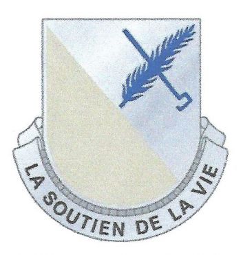 Coat of arms (crest) of 94th Support Battalion, US Army