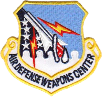 Coat of arms (crest) of the Air Defense Weapons Center, US Air Force