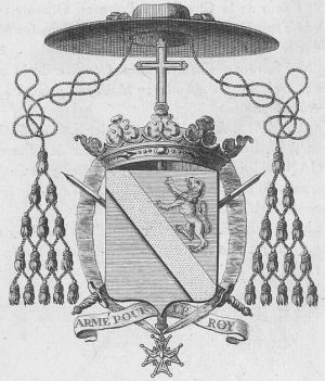Arms of François-Joachim de Pierre de Bernis