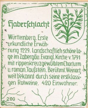Wappen von Haberschlacht/Coat of arms (crest) of Haberschlacht