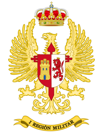 Coat of arms (crest) of the I Military Region, Spanish Army