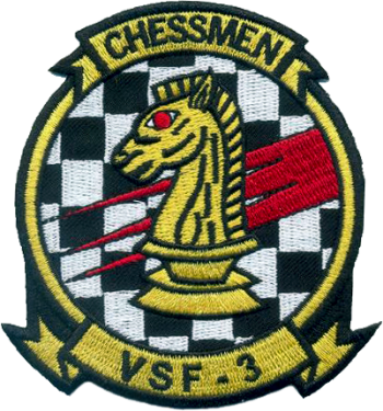 Coat of arms (crest) of the VSF-3 Chessmen, US Navy