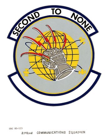 Coat of arms (crest) of the 2142nd Communications Squadron, US Air Force