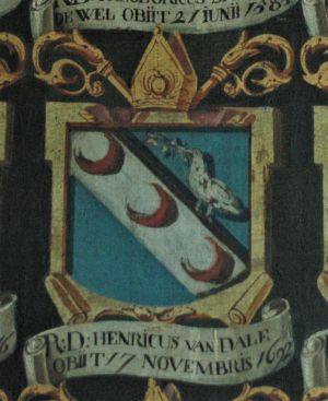 Arms of Henricus van Dale
