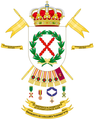 Cavalry Regiment Farnesio No 12, Spanish Army.png