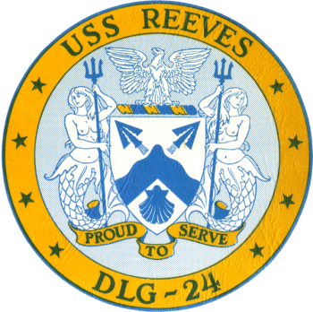 Coat of arms (crest) of the Cruiser USS Reeves (DLG-24 later CG-24)