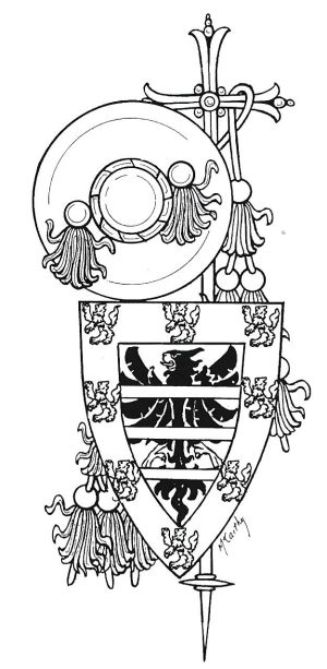 Arms of Juan de Mella