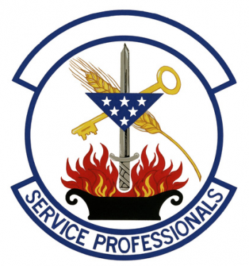 Coat of arms (crest) of the 24th Services Squadron, US Air Force