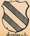 Wappen von Landau an der Isar/ Arms of Landau an der Isar