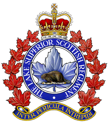 Coat of arms (crest) of the The Lake Superior Scottish Regiment, Canadian Army