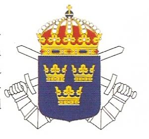 Coat of arms (crest) of the 1st Armoured Regiment Göta Life Guards, Swedish Army
