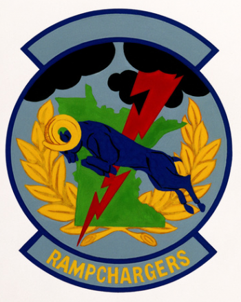 Coat of arms (crest) of the 934th Security Police Flight, US Air Force