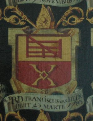 Arms of Franciscus van Heck