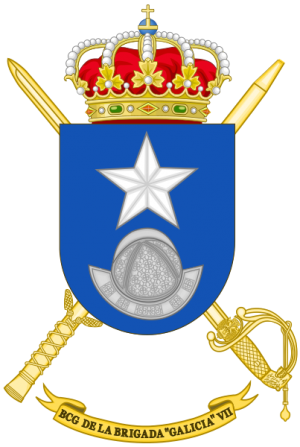 Brigade Galicia VII Headquarters Battalion, Spanish Army.png