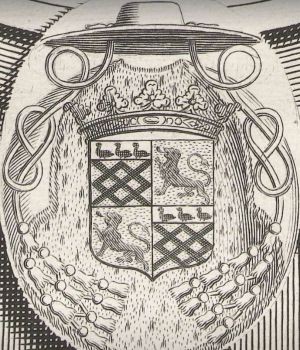 Arms (crest) of César d'Estrées