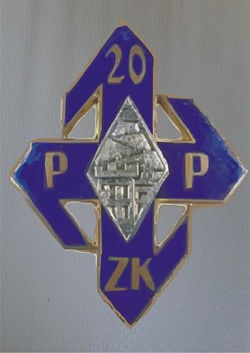 Coat of arms (crest) of the 20th Ziemia Krakowska Infantry Regiment, Polish Army
