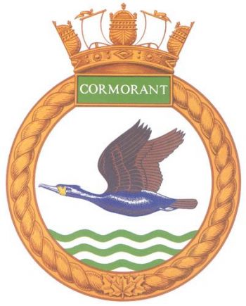 Coat of arms (crest) of the HMCS Cormorant, Royal Canadian Navy