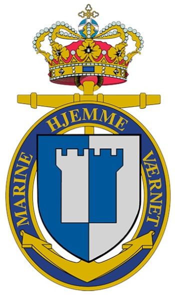 Coat of arms (crest) of the Home Guard Flottilla 284 Ǿstersǿen, Denmark