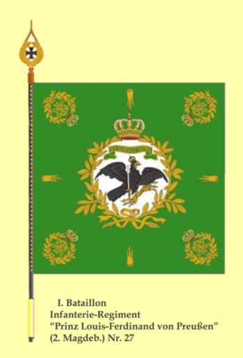 Coat of arms (crest) of Infantry Regiment Prince Louis Ferdinand of Prussia (2nd Magdenburgian) No 27, Germany