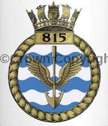 Coat of arms (crest) of the No 815 Squadron, FAA