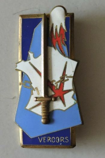 Coat of arms (crest) of the Promotion 1960-1962 Vercors of the Special Military School Saint-Cyr Coëtquidan, French Army