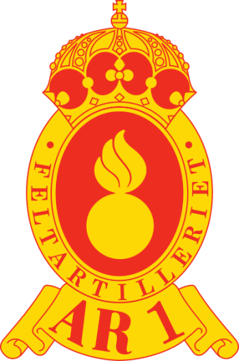 Coat of arms (crest) of the 1st Artillery Regiment, Norwegian Army