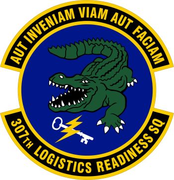 Coat of arms (crest) of the 307th Logistics Readiness Squadron, US Air Force