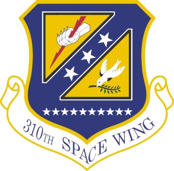 Coat of arms (crest) of the 310th Space Wing, US Air Force